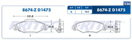 Balata Fritec M-8674-Z - Mi Refacción