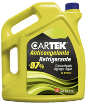 Cargar imagen en el visor de la galería, Anticongelante Cartek Amarillo Concentrado 3.78 Litros Mt7040 - Mi Refacción