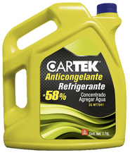Cargar imagen en el visor de la galería, Anticongelante Cartek Amarillo Concentrado 3.78 Litros Mt7041 - Mi Refacción