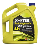 Anticongelante Cartek Amarillo Listo Para Usar 3.78 Litros Mt7141 - Mi Refacción