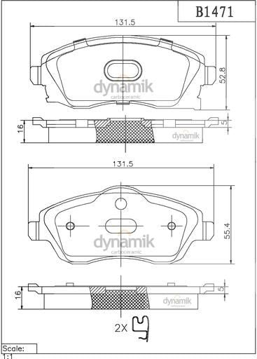 Balata Dynamik 181353 - Mi Refacción