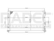 Radiador Radec 220-0918-02 - Mi Refacción