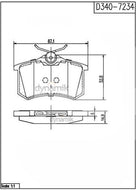 Balata Dynamik 7234D340 - Mi Refacción