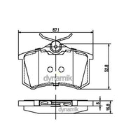Balata Dynamik 7335D340 - Mi Refacción