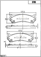 Balata Dynamik 7653D785 - Mi Refacción