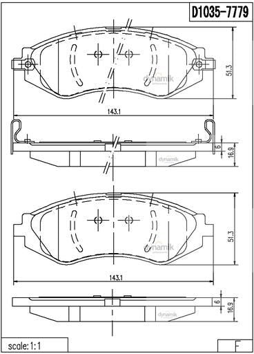Balata Dynamik 7779D1035 - Mi Refacción