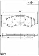 Balata Dynamik 7991D1084 - Mi Refacción
