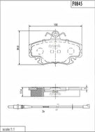 Balata Dynamik 8256D1146 - Mi Refacción