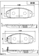 Balata Dynamik 8310D1191 - Mi Refacción