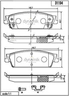 Balata Dynamik 8312D1194 - Mi Refacción