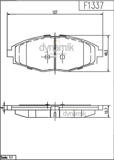 Balata Dynamik 8433D1321 - Mi Refacción