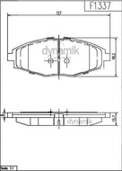Balata Dynamik 8433D1321 - Mi Refacción