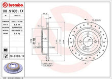 Cargar imagen en el visor de la galería, Disco Freno Brembo 08.9163.1X - Mi Refacción