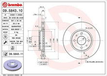 Cargar imagen en el visor de la galería, Disco Freno Brembo 09.5843.10 - Mi Refacción