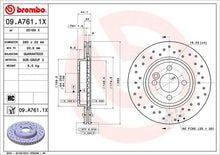 Cargar imagen en el visor de la galería, Disco Freno Brembo 09.A761.1X - Mi Refacción