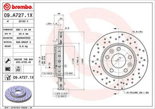 Cargar imagen en el visor de la galería, Disco Freno Brembo 09.A727.1X - Mi Refacción