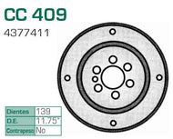 Aro Dentado Transmisión Automática Chromite Cc 409 - Mi Refacción