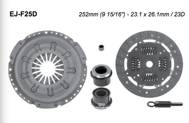 Kit Clutch Perfection Ej-F25D - Mi Refacción