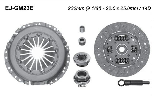 Kit Clutch Perfection Ej-Gm23E - Mi Refacción