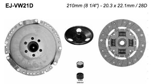 Kit Clutch Perfection Ej-Vw21D - Mi Refacción