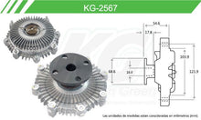 Cargar imagen en el visor de la galería, Fan Clutch Keep On Green Kg-2567