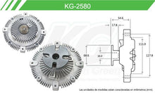 Cargar imagen en el visor de la galería, Fan Clutch Keep On Green Kg-2580 - Mi Refacción
