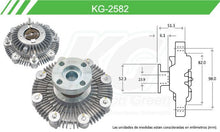 Cargar imagen en el visor de la galería, Fan Clutch Keep On Green Kg-2582 - Mi Refacción