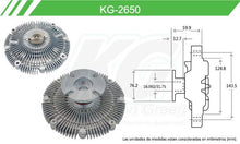 Cargar imagen en el visor de la galería, Fan Clutch Keep On Green Kg-2650 - Mi Refacción