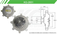 Cargar imagen en el visor de la galería, Fan Clutch Keep On Green Kg-2651 - Mi Refacción