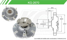 Cargar imagen en el visor de la galería, Fan Clutch Keep On Green Kg-2670 - Mi Refacción