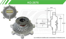 Cargar imagen en el visor de la galería, Fan Clutch Keep On Green Kg-2676 - Mi Refacción