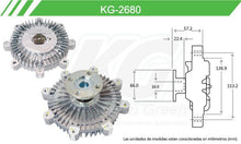 Cargar imagen en el visor de la galería, Fan Clutch Keep On Green Kg-2680 - Mi Refacción