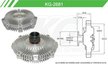 Cargar imagen en el visor de la galería, Fan Clutch Keep On Green Kg-2681 - Mi Refacción