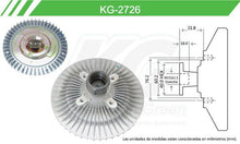 Cargar imagen en el visor de la galería, Fan Clutch Keep On Green Kg-2726 - Mi Refacción