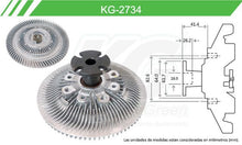 Cargar imagen en el visor de la galería, Fan Clutch Keep On Green Kg-2734 - Mi Refacción