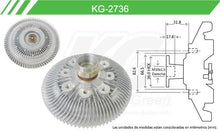 Cargar imagen en el visor de la galería, Fan Clutch Keep On Green Kg-2736 - Mi Refacción