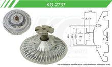 Cargar imagen en el visor de la galería, Fan Clutch Keep On Green Kg-2737 - Mi Refacción