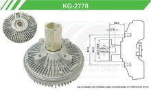 Cargar imagen en el visor de la galería, Fan Clutch Keep On Green Kg-2778 - Mi Refacción