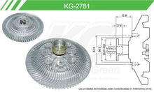 Cargar imagen en el visor de la galería, Fan Clutch Keep On Green Kg-2781 - Mi Refacción