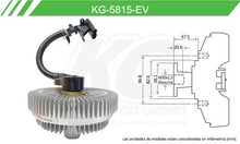 Cargar imagen en el visor de la galería, Fan Clutch Keep On Green Kg-5815-Ev - Mi Refacción