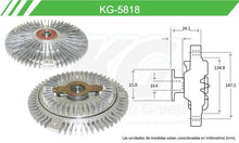 Cargar imagen en el visor de la galería, Fan Clutch Keep On Green Kg-5818 - Mi Refacción