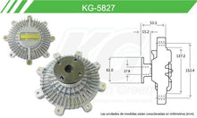 Cargar imagen en el visor de la galería, Fan Clutch Keep On Green Kg-5827 - Mi Refacción