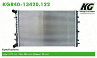 Radiador Keep On Green Kgr40-13420.122 - Mi Refacción