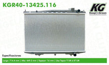 Cargar imagen en el visor de la galería, Radiador Keep On Green Kgr40-13425.116 - Mi Refacción