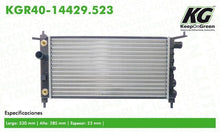 Cargar imagen en el visor de la galería, Radiador Keep On Green Kgr40-14429.523 - Mi Refacción