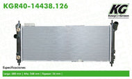 Radiador Keep On Green Kgr40-14438.126 - Mi Refacción