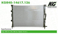Radiador Keep On Green Kgr40-14617.126 - Mi Refacción