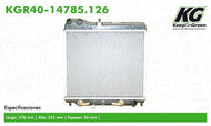 Radiador Keep On Green Kgr40-14785.126 - Mi Refacción