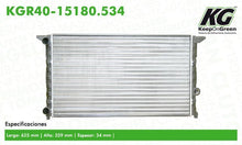 Cargar imagen en el visor de la galería, Radiador Keep On Green Kgr40-15180.534 - Mi Refacción