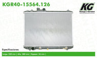 Radiador Keep On Green Kgr40-15564.126 - Mi Refacción